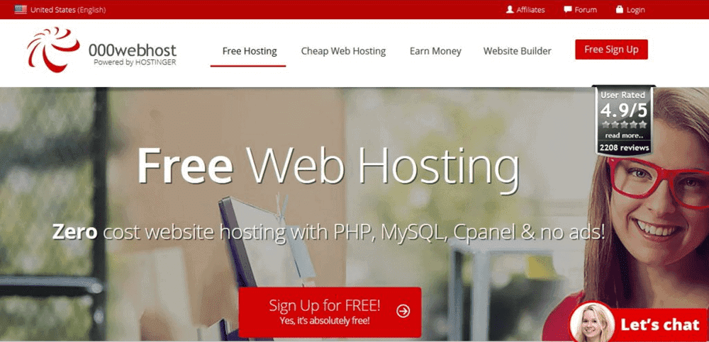 000webhost free web hosting