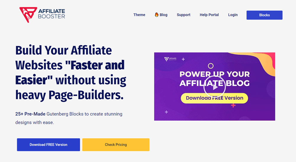 affiliate booster theme