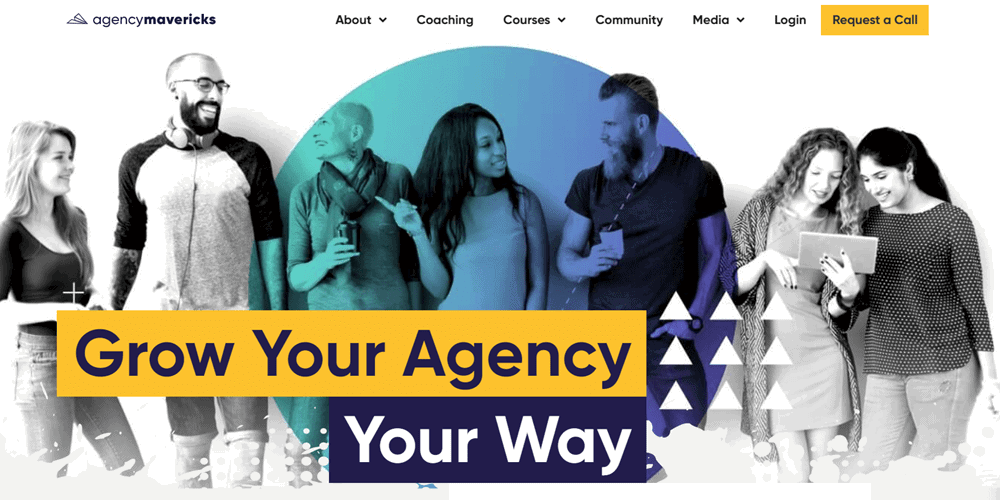 agency mavericks elementor pro website examples