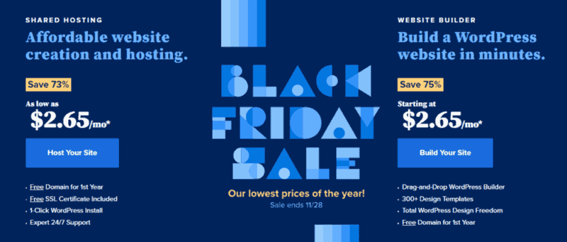 bluehost black friday