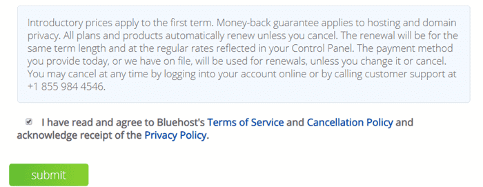 bluehost hosting