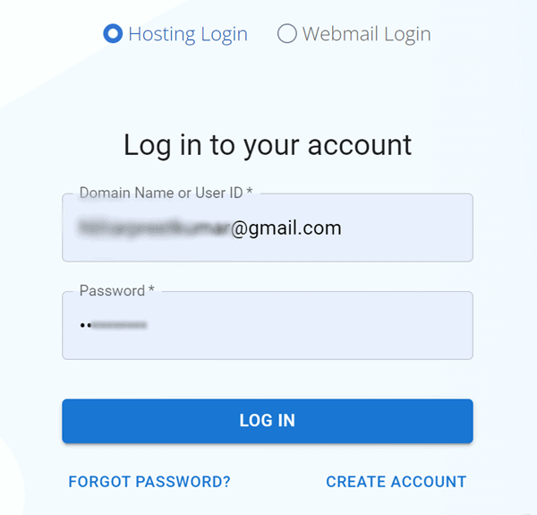 bluehost login