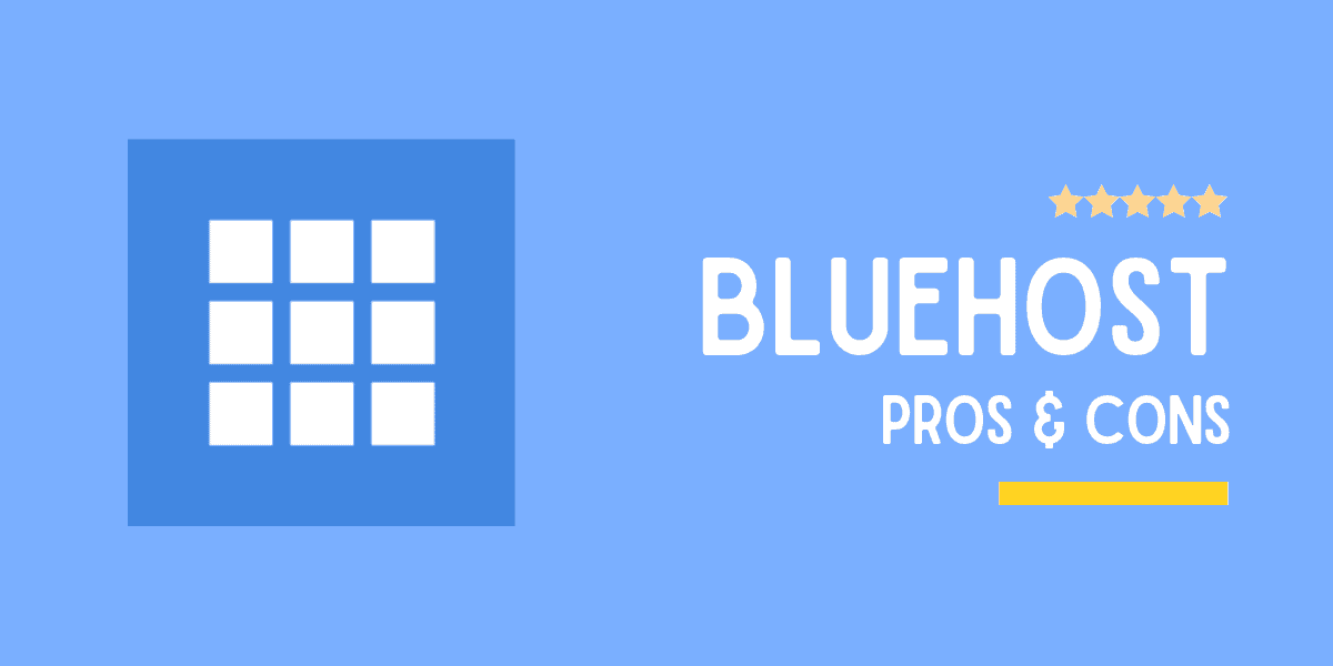 bluehost pros and cons