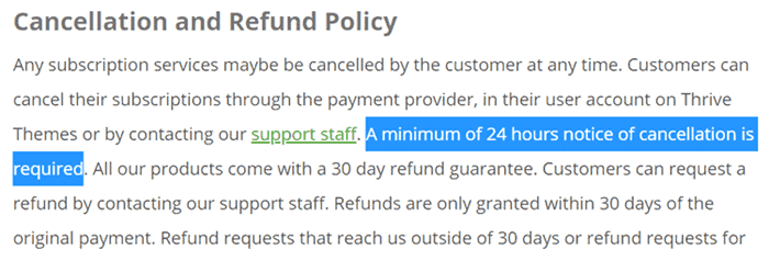 How To Cancel Thrive Themes Membership? Get 100% Refund