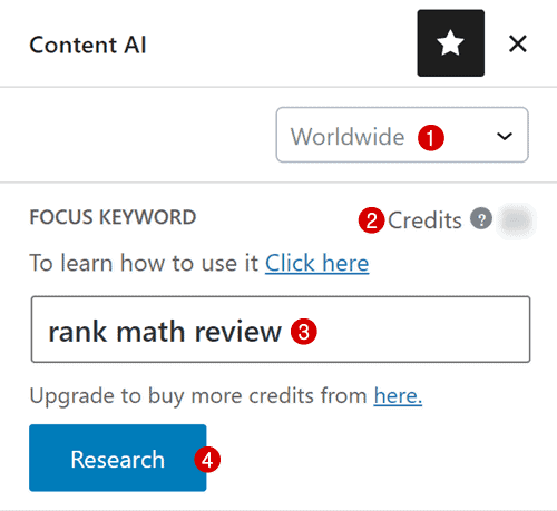 content ai panel