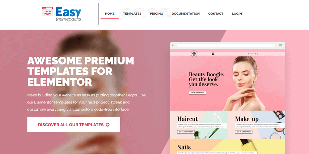 easythemepacks elementor pro website examples