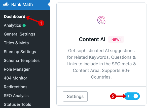 enable content ai module