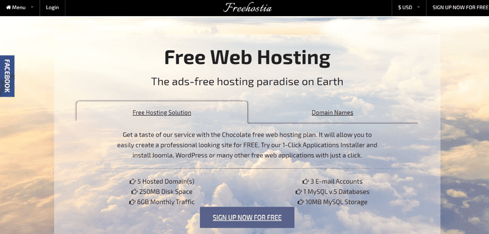 freehostia free web hosting