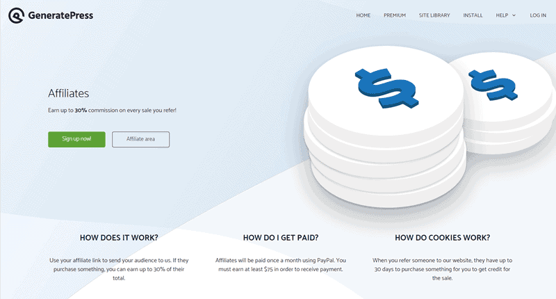 generatepress affiliate program review