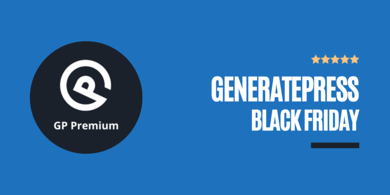 GeneratePress Black Friday Deals 2024: Get 25% OFF GP Premium License (Lifetime)