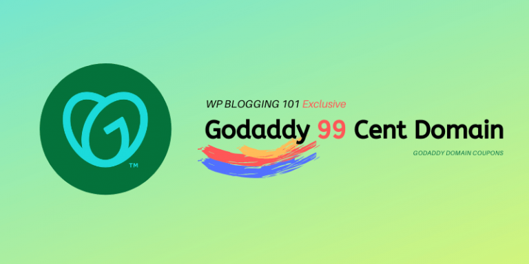 GoDaddy 99 Cent Domain Promo Code April 2024