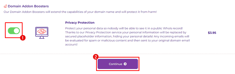 hostarmada domain privacy protection