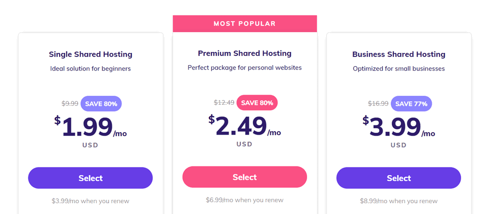 hostinger black friday pricing