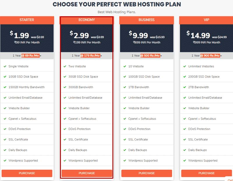 hostkarle hosting plans