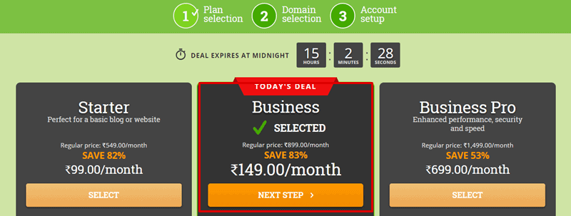 hostpapa india business plan