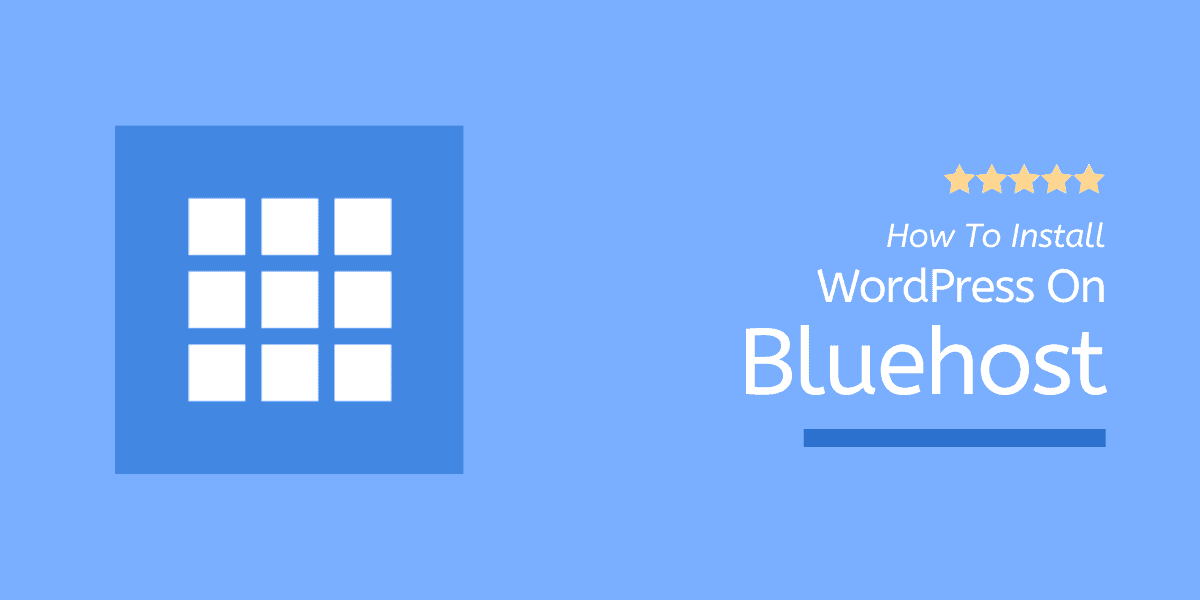 how to install wordpress on bluehost