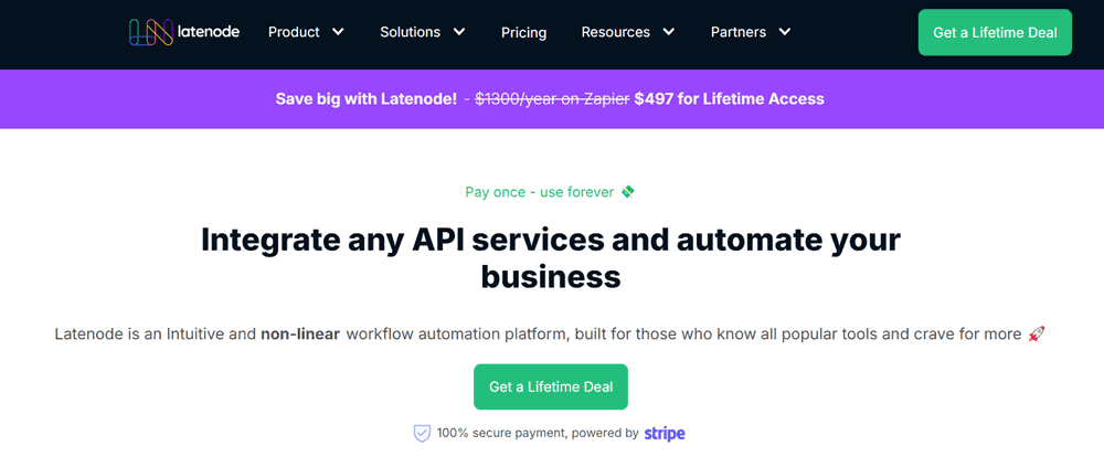 latenode lifetime deal