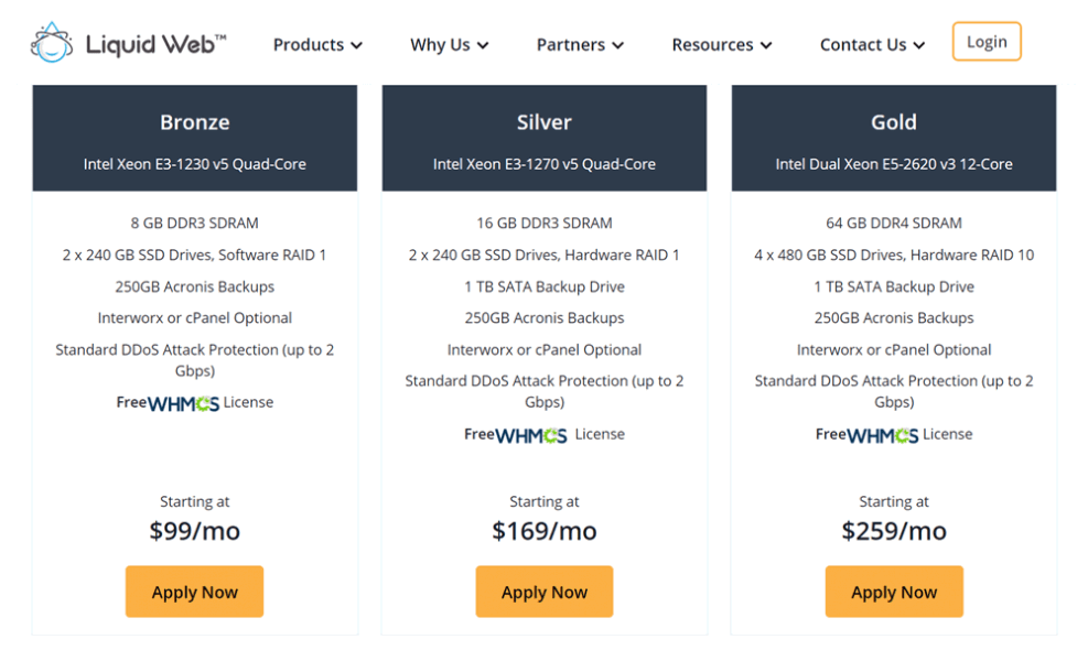 liquid web reseller pricing