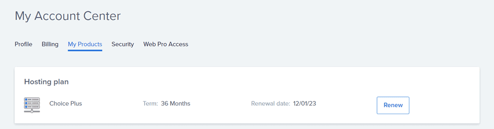 my bluehost payment history