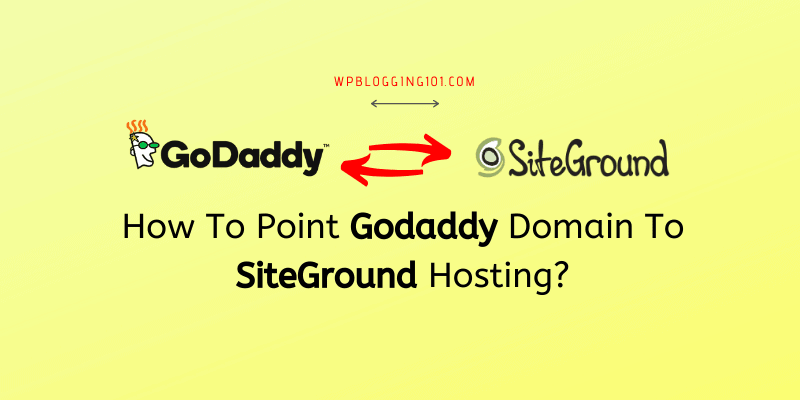 point godaddy domain to siteground