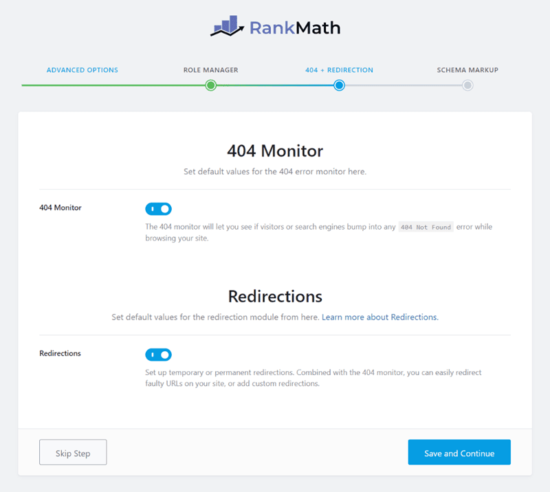 rank math 404 monitor
