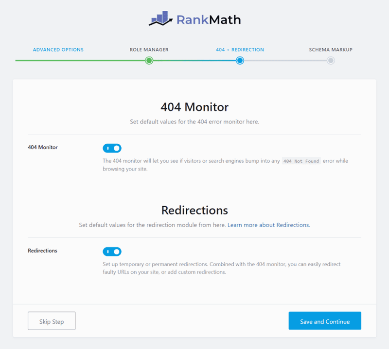 rank math 404 monitor