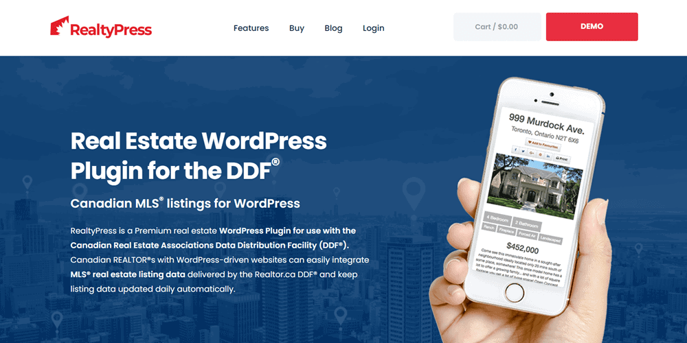 realty press elementor website examples