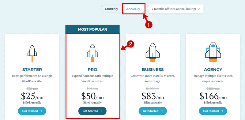 rocket.net pricing
