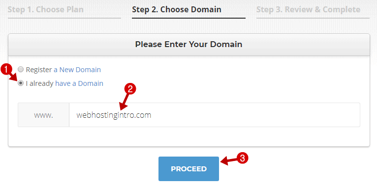 siteground domain
