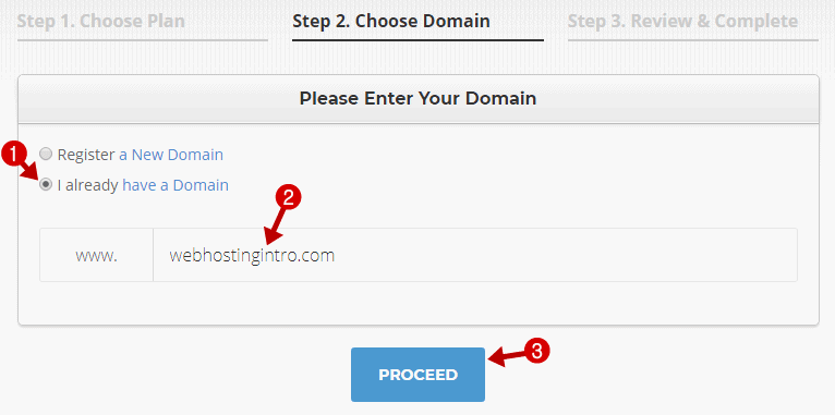 siteground domain