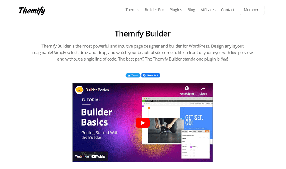 themify builder