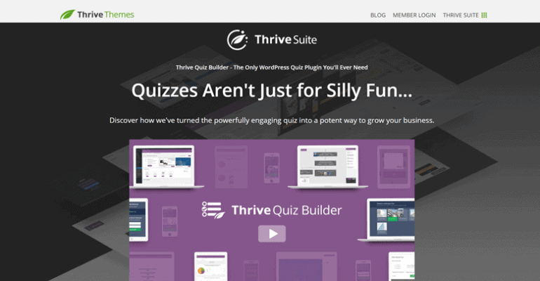 thrive quiz builder