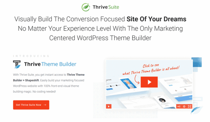 thrive theme builder