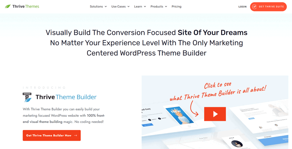 thrive theme builder wordpress divi alternative