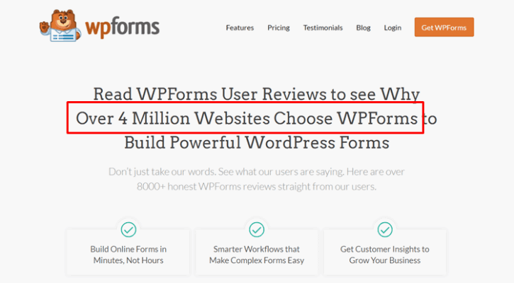 wpforms reviews