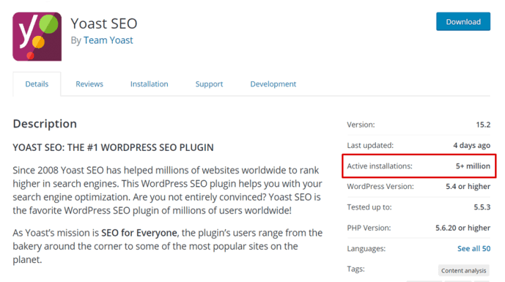 yoast seo plugin